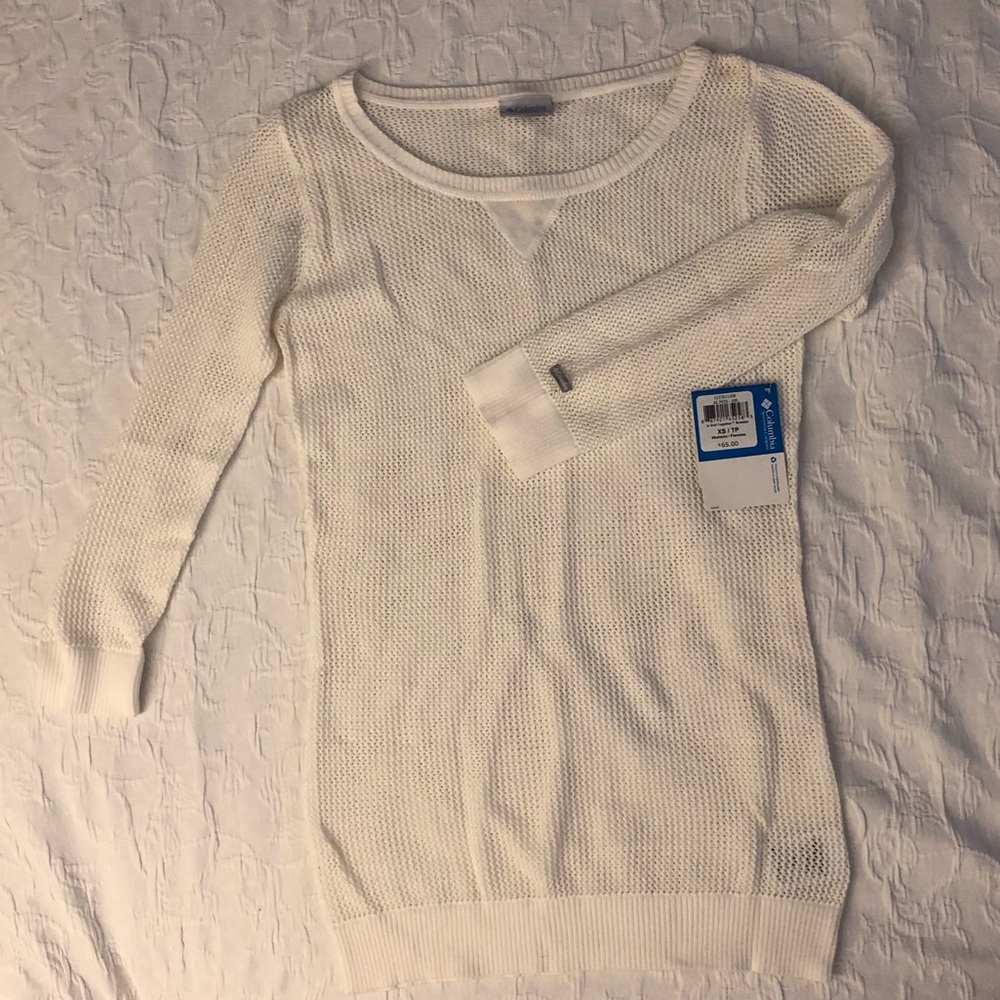 Colombia knit white sweater